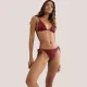Triumph Γυναικείο Slip brazil bottom μαγιό με animal print τύπωμα σε αποχρωσεις του έντονου πορτοκαλί δετό  10226466.0033/33