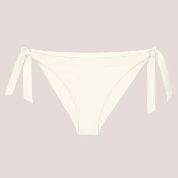 Triumph Γυναικείο μαγιό δετό σλιπ με ρυθμιζόμενα πλαινά λευκό ανάγλυφο Summer Dune TAI 10226481.3799/1K