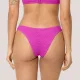 Ysabel Mora Γυναικείο Μαγιό Brazil slip φούξια γκοφρέ Shiny bright purple 83299