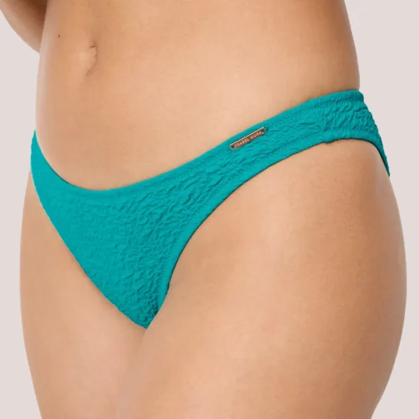 Ysabel Mora Γυναικείο Μαγιό Brazil slip τυρκουάζ γκοφρέ Shiny exotic tirquoise 83299