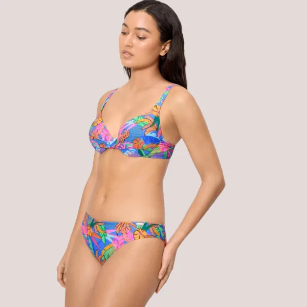 Ysabel Mora Γυναικείο Μαγιό Slip Κλασικό Tropical διάφορα χρώματα Multicolour 83398