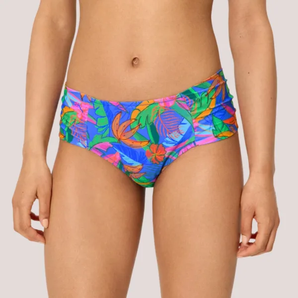 Ysabel Mora Γυναικείο Μαγιό Slip midi shaper ψηλόμεσο & φαρδύ στο πλάί Tropical διάφορα χρώματα Multicolour 83402