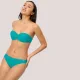 Ysabel Mora Γυναικείο Μαγιό Brazil slip τυρκουάζ γκοφρέ Shiny exotic tirquoise 83299