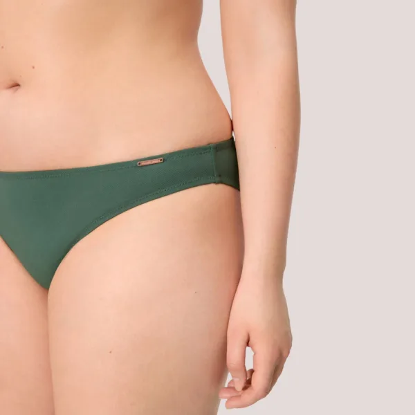 Ysabel Mora Γυναικείο μαγιό Slip κλασικό πικέ Wild Green πράσινο χακί 83327 