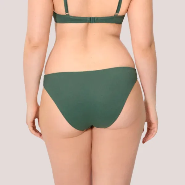 Ysabel Mora Γυναικείο μαγιό Slip κλασικό πικέ Wild Green πράσινο χακί 83327 