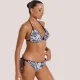 Bilitis Γυναικείο set bikini Μαγιώ Pacifica Μπλέ Λευκό μεταλλιζέ Πίκο Luxury collection PC019