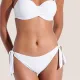 Bilitis Γυναικείο Σετ Strapless Γυαλιστερό με Σλίπ Δετό Λευκό Ανάγλυφο Σχέδιο CP002 Capri Bilitis Γυναικείο Σετ Strapless Γυαλιστερό με Σλίπ Δετό Λευκό Ανάγλυφο Σχέδιο CP002 Capri