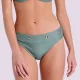 Bilitis Γυναικείο Σετ Μαγιό Πράσινο λαδί ασημί gliter Strapless με κούμπωμα & ιδιαίτερο σλιπ με ασημένια τρουκς  HN002 Honolulu C & D Cup  Luxury swimwear
