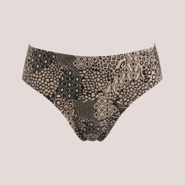 Modern Ocean Γυναικείο Set bikini Animal print ιριδίζον Μπαλκονέ για μεγάλο στήθος με ελαρυά ενίσχυση τιράντες & ψηλόμεσο σλιπ C-6396