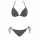 Modern Ocean Γυναικείο Set Bikini Push Up γκλίτερ ασημί τρίγωνο & Δετό κανονικό σλιπ C-6144 Modern Ocean Γυναικείο Set Bikini Push Up γκλίτερ ασημί τρίγωνο & Δετό κανονικό σλιπ C-6144