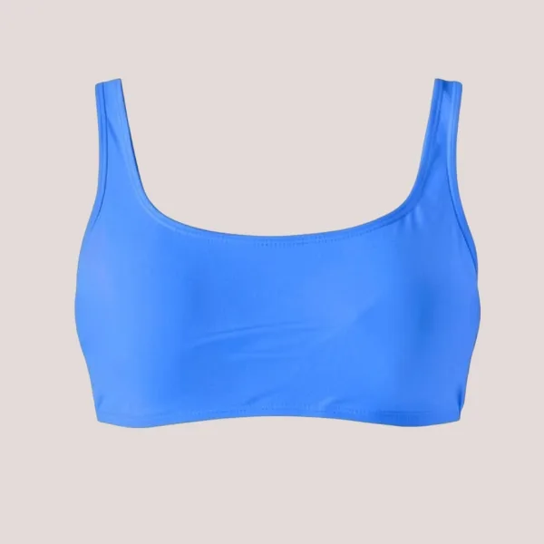 Modern Ocean Γυναικείο Set Bikini push up μπουστάκι με κανονικό σλιπ  σε μπλέ  χρώμα 1646 