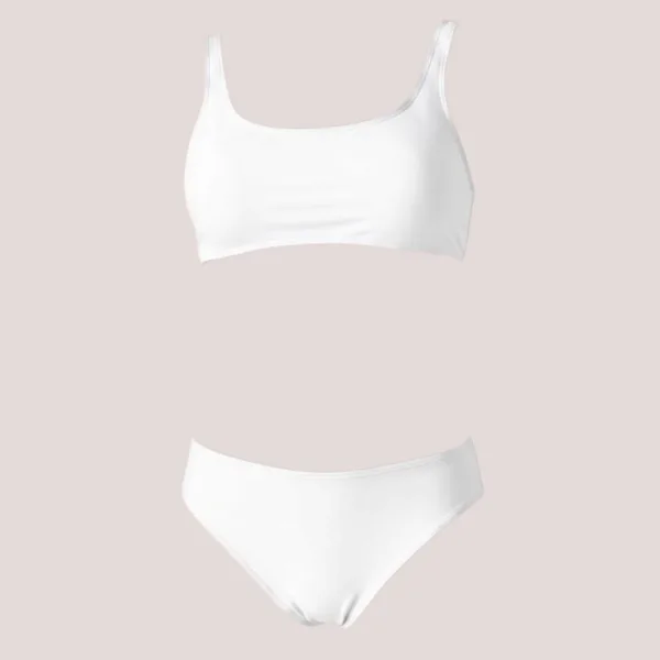 Modern Ocean Γυναικείο Set Bikini push up μπουστάκι με κανονικό σλιπ  σε Ιβουάρ χρώμα 1646 