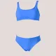 Modern Ocean Γυναικείο Set Bikini push up μπουστάκι με κανονικό σλιπ  σε μπλέ  χρώμα 1646 
