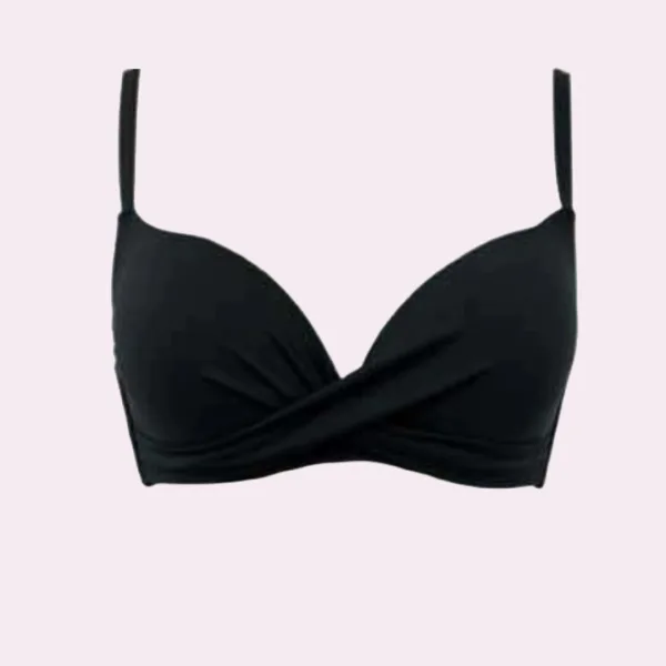 Modern Ocean Γυναικείο Set Bikini σουτιέν μονόχρωμο μαύρο με ενίσχυση & ψηλόμεσο πολύχρωμο Boho σλιπ με σούρες C-6111 Μεγάλα μεγέθη Modern Ocean Γυναικείο Set Bikini σουτιέν μονόχρωμο μαύρο με ενίσχυση & ψηλόμεσο πολύχρωμο Boho σλιπ με σούρες C-6111 Μεγάλα μεγέθη