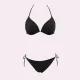 Modern Ocean Γυναικείο Set Bikini Push Up γκλίτερ μαύρο - ασημί τρίγωνο & Δετό σλιπ C-6024 Modern Ocean Γυναικείο Set Bikini Push Up γκλίτερ μαύρο - ασημί τρίγωνο & Δετό σλιπ C-6024