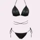 Modern Ocean Γυναικείο Set Bikini Ιριδίζον τρίγωνο & Δετό σλιπ C-6150 BLACK Modern Ocean Γυναικείο Set Bikini Ιριδίζον τρίγωνο & Δετό σλιπ C-6150 BLACK