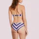 Ysabel Mora Γυναικείο set μαγιό Bikini strapless top με αφαιρούμενες τιράντες και brazil σλιπ Navy μπλέ λευκό κόκκινο 81904 Ysabel Mora Γυναικείο set μαγιό Bikini strapless top με αφαιρούμενες τιράντες και brazil σλιπ Navy μπλέ λευκό κόκκινο 81904