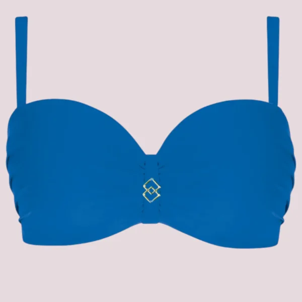 Self Alcudia Γυναικείο Σετ μπικίνι μαγιό strapless Μπλέ βαθύ για μεγάλο στήθος κανονικό σλιπ indigo S730V1CU2 D E & F Cup Self Alcudia Γυναικείο Σετ μπικίνι μαγιό strapless Μπλέ βαθύ για μεγάλο στήθος κανονικό σλιπ indigo S730V1CU2 D E & F Cup