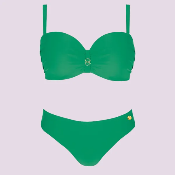 Self Alcudia 2 Γυναικείο Σετ μπικίνι μαγιό strapless Bεραμάν για μεγάλο στήθος κανονικό σλιπ  S730V1CU2 Mint Green