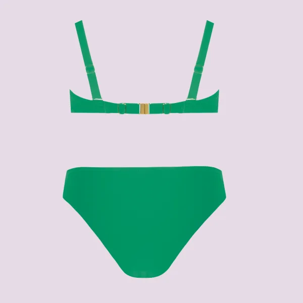 Self Alcudia 2 Γυναικείο Σετ μπικίνι μαγιό strapless Bεραμάν για μεγάλο στήθος κανονικό σλιπ  S730V1CU2 Mint Green