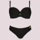 Self Alcudia Γυναικείο Σετ μπικίνι μαγιό strapless Μαύρο για μεγάλο στήθος κανονικό σλιπ indigo S730V1CU2 D E & F Cup Self Alcudia Γυναικείο Σετ μπικίνι μαγιό strapless Μαύρο για μεγάλο στήθος κανονικό σλιπ indigo S730V1CU2 D E & F Cup