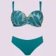 Self Mystic 3 Γυναικείο Σετ μπικίνι μαγιό strapless Πετρόλ για μεγάλο στήθος κανονικό σλιπ  S730V1MS3-1-42E Petrol