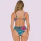 Self Saint-Tropez 2 Γυναικείο Σετ μπικίνι μαγιό strapless Ριγέ με Σχέδιο  για μεγάλο στήθος ψηλόμεσο S730V1TR2