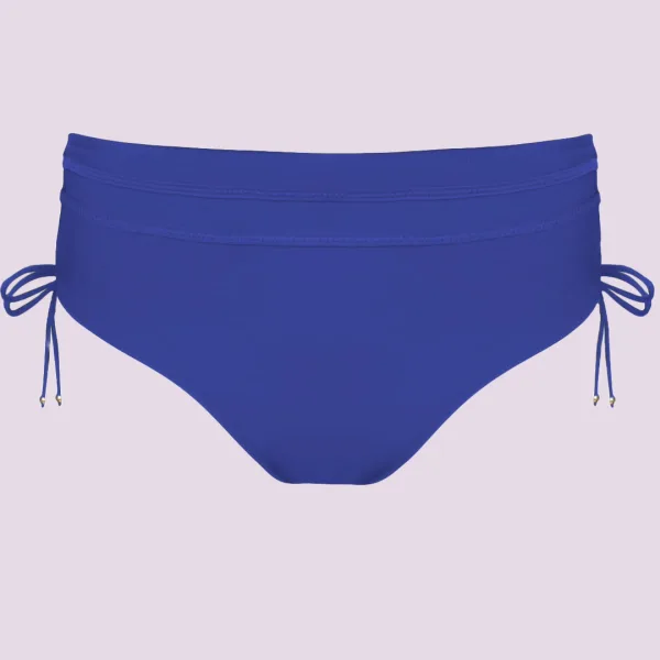 Self Monte Carlo Γυναικείο Σετ μπικίνι μαγιό strapless Μπλέ Ρουά  για μεγάλο στήθος ψηλόμεσο σλιπ S780MO2