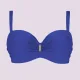 Self Monte Carlo Γυναικείο Σετ μπικίνι μαγιό strapless Μπλέ Ρουά  για μεγάλο στήθος ψηλόμεσο σλιπ S780MO2