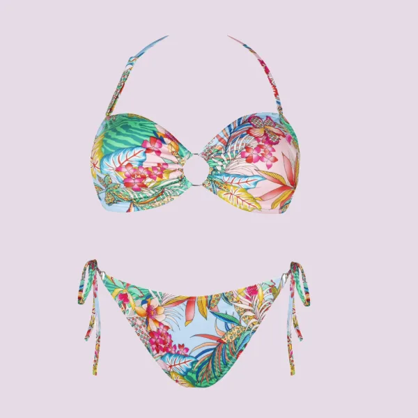 Self Luxury Swimwear Merida 2 Γυναικείο Σετ μπικίνι μαγιό εμπριμέ  για μεγάλο στήθος κανονικό σλιπ  S831MD2