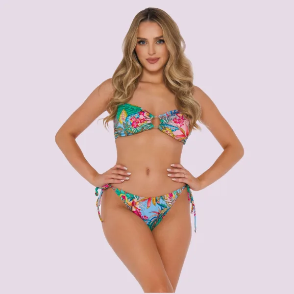 Self Luxury Swimwear Merida 2 Γυναικείο Σετ μπικίνι μαγιό εμπριμέ  για μεγάλο στήθος κανονικό σλιπ  S831MD2