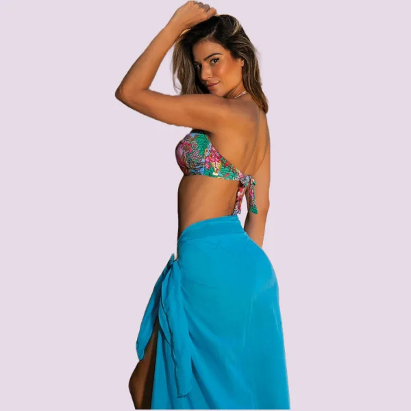 Self Luxury Swimwear Merida 2 Γυναικείο Σετ μπικίνι μαγιό εμπριμέ  για μεγάλο στήθος κανονικό σλιπ  S831MD2