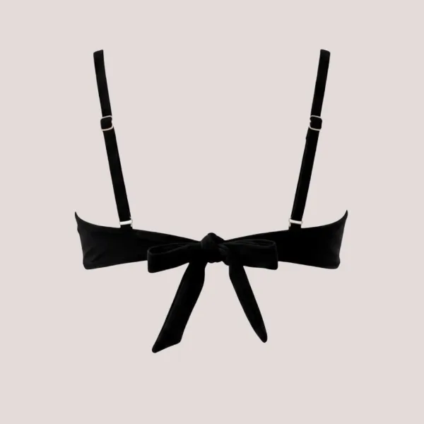 Modern Ocean Γυναικείο Strapless μαύρο push up με ενίσχυση & αφαρούμενες τιράντες 5036 Black