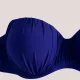 Modern Ocean Γυναικείο Strapless μπλέ push up με ενίσχυση & αφαρούμενες τιράντες 5036 Blue