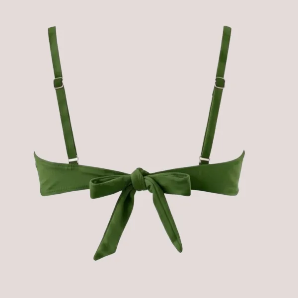 Modern Ocean Γυναικείο Strapless πράσινο push up με ενίσχυση & αφαρούμενες τιράντες 5036 Green