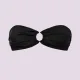 Rock Club Γυναικείο Μαγιό Strapless Μαύρο δετό με κρίκο BP2430 BLACK Rock Club Γυναικείο Μαγιό Strapless Μαύρο δετό με κρίκο BP2430 BLACK