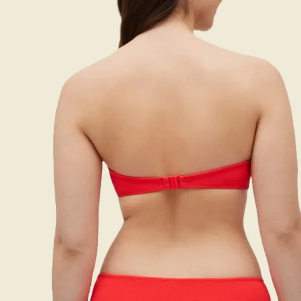 Ysabel Mora Γυναικείο Μαγιό Strapless Πικέ με αποσπώμενες τιράντες Κοραλί Coral Swimwear Summer Collection C Cup 83083 Ysabel Mora Γυναικείο Μαγιό Strapless Πικέ με αποσπώμενες τιράντες Κοραλί Coral Swimwear Summer Collection C Cup 83083