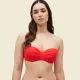 Ysabel Mora Γυναικείο Μαγιό Strapless Πικέ με αποσπώμενες τιράντες Κοραλί Coral Swimwear Summer Collection C Cup 83083 Ysabel Mora Γυναικείο Μαγιό Strapless Πικέ με αποσπώμενες τιράντες Κοραλί Coral Swimwear Summer Collection C Cup 83083