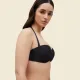 Ysabel Mora Γυναικείο Μαγιό Strapless Πικέ με αποσπώμενες τιράντες Μαύρο Black Swimwear Summer Collection C Cup 83083 Ysabel Mora Γυναικείο Μαγιό Strapless Πικέ με αποσπώμενες τιράντες Μαύρο Black Swimwear Summer Collection C Cup 83083