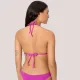 Ysabel Mora Γυναικείο Μαγιό top triangle τριγωνάκι double push up φούξια bright purple γκοφρέ 83298