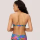 Ysabel Mora Γυναικείο Μαγιό Strapless  C cup με αποσπόμενες τιράντες Tropical διάφορα χρώματα Multicolour Bandeau 83395