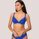 Ysabel Mora Γυναικείο Μαγιό Top με ενίσχυση & ρυθμιζόμενες τιράντες B cup Electric Blue Μπλέ Ρουά 83399