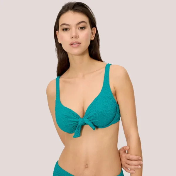Ysabel Mora Γυναικείο Μαγιό top σουτιέν με ρυθμιζόμενες τιράντες  & κούμπωμα στην πλάτη τυρκουάζ turquoise 83468