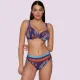 Luna Γυναικείο Μαγιό Riviera Top Minimizer για μεγάλο στήθος χωρίς ενίσχυση Μωβ αποχρώσεις multicolour summer collection 94473
