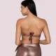 Luna γυναικείο μαγιό Fade strapless δετό με αποσπόμενο cup ιριδίζον μπρονζέ swimwear Summer Collection 94510 Luna γυναικείο μαγιό Fade strapless δετό με αποσπόμενο cup ιριδίζον μπρονζέ swimwear Summer Collection 94510