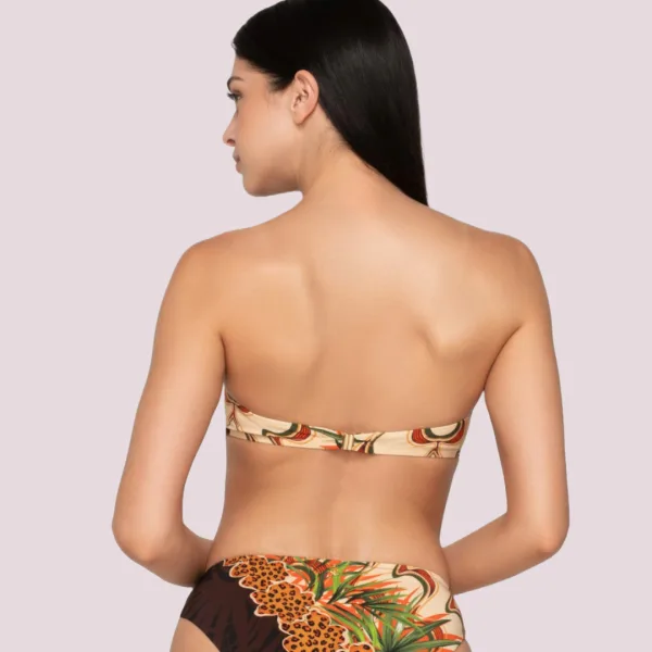 Luna Γυναικείο Strapless Μαγιό για Μεγάλo Στήθος με ενίσχηση σε αποχρώσεις του καφέ 94570 ARECA BROWN Luna Γυναικείο Strapless Μαγιό για Μεγάλo Στήθος με ενίσχηση σε αποχρώσεις του καφέ 94570 ARECA BROWN