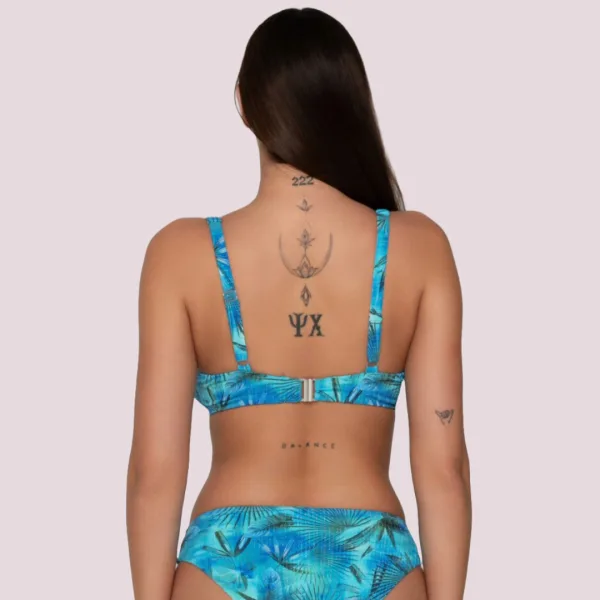 Luna Γυναικείο Μαγιό Blue Jay Top Minimizer για μεγάλο στήθος χωρίς ενίσχυση Μπλέ ασημένιες λεπτομέρειες summer collection 94633 Luna Γυναικείο Μαγιό Blue Jay Top Minimizer για μεγάλο στήθος χωρίς ενίσχυση Μπλέ ασημένιες λεπτομέρειες summer collection 94633
