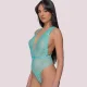 Milena by Paris Γυναικείο Sexy Κορμάκι Στρίνγκ Τυρκουάζ Aqua με υπέροχη Δαντέλα & ανοιχτή πλάτη 002506 Milena by Paris Γυναικείο Sexy Κορμάκι Στρίνγκ Τυρκουάζ Aqua με υπέροχη Δαντέλα & ανοιχτή πλάτη 002506