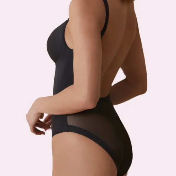 Selene Giorgia body Γυναικείο Πολυμορφικό Κορμάκι Shaper Μαύρο με ανοιχτή πλάτη και Invissible back Selene Giorgia body Γυναικείο Πολυμορφικό Κορμάκι Shaper Μαύρο με ανοιχτή πλάτη και Invissible back