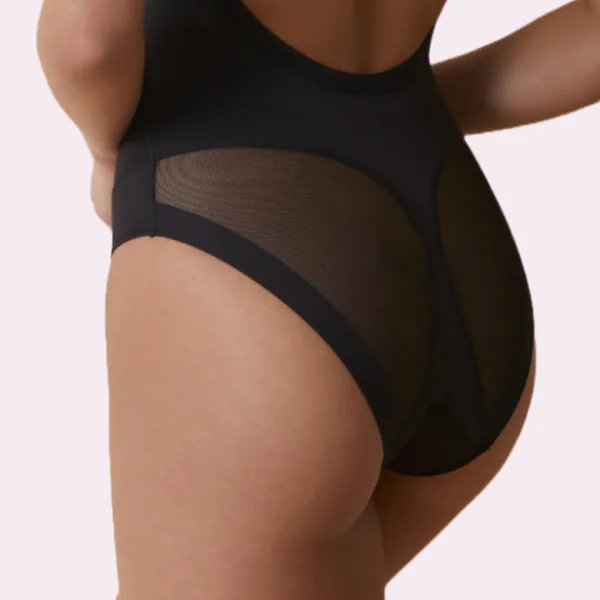 Selene Giorgia body Γυναικείο Πολυμορφικό Κορμάκι Shaper Μαύρο με ανοιχτή πλάτη και Invissible back Selene Giorgia body Γυναικείο Πολυμορφικό Κορμάκι Shaper Μαύρο με ανοιχτή πλάτη και Invissible back